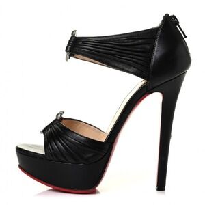CHRISTIAN LOUBOUTIN Nappa Rena Pumps black gun